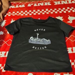 Black Graphic  T-Shirt